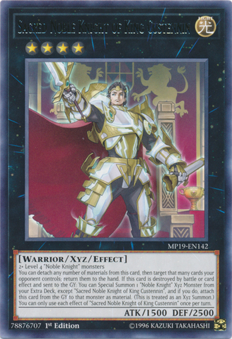 Sagrado Noble Caballero del Rey Custennin [MP19-EN142] Raro 