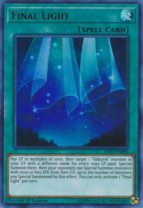 Luz Final [SAST-EN090] Ultra Raro 