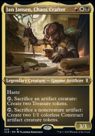 Jan Jansen, Artesano del Caos (Grabado en lámina) [Commander Legends: Batalla por Baldur's Gate] 