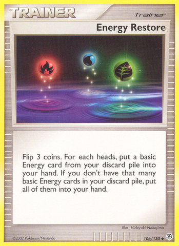 Restauración de energía (106/130) [Diamante y perla: conjunto básico] 