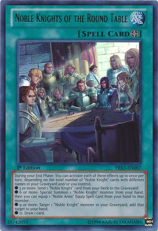 Caballeros Nobles de la Mesa Redonda [PRIO-EN087] Ultra Raro 