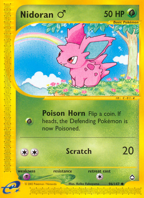 Nidoran (96/147) (Masculino) [Aquapolis] 