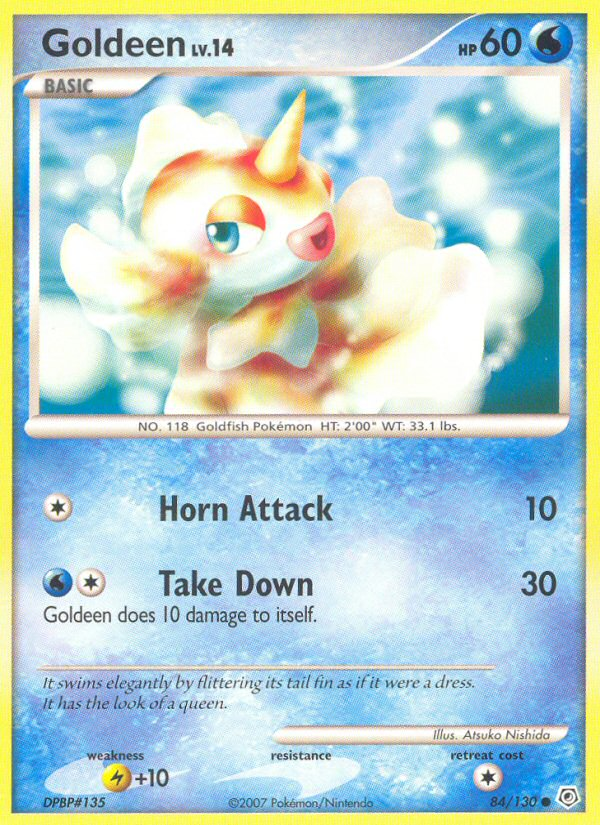Goldeen (84/130) [Diamante y perla: conjunto básico] 
