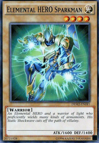 Héroe elemental Sparkman [DEM2-EN011] Común 