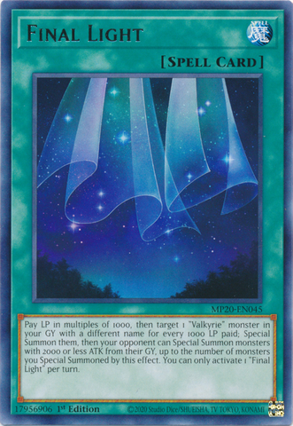 Luz final [MP20-EN045] Raro 