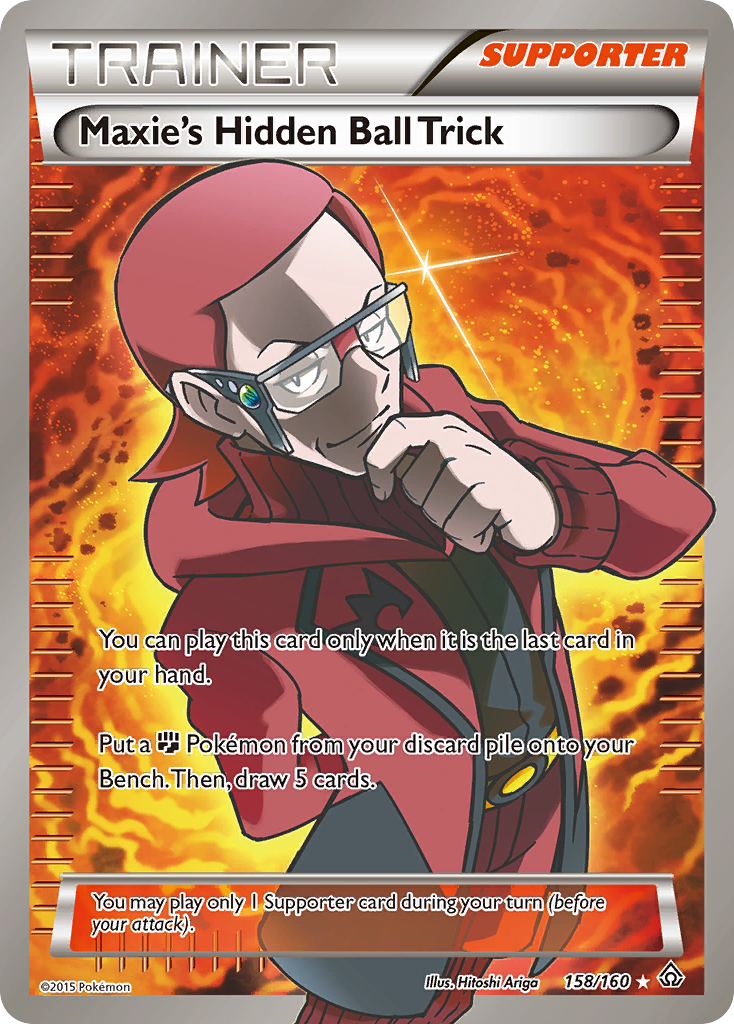 El truco de la bola oculta de Maxie (158/160) [XY: Primal Clash] 