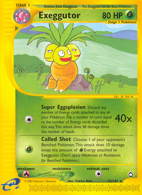 Exeggutor (12/147) [Acuápolis] 