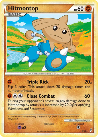 Hitmontop (8/95) (Exclusivo de la baraja temática) [HeartGold y SoulSilver: Call of Legends] 