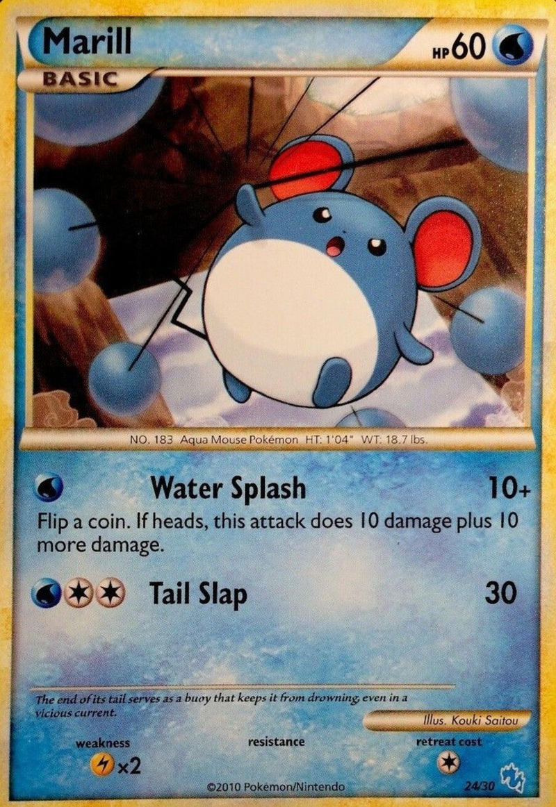 Marill (24/30) [HeartGold y SoulSilver: Kit de entrenador - Gyarados] 