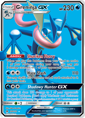 Greninja GX (120/131) [Sol y Luna: Luz Prohibida] 