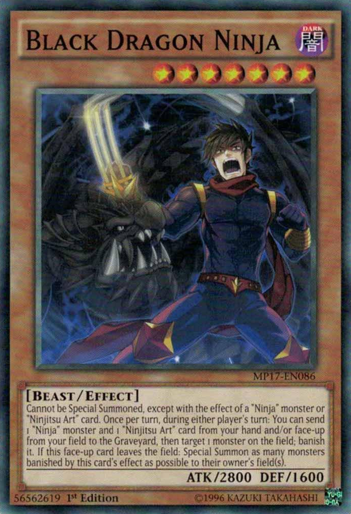 Dragón Negro Ninja [MP17-EN086] Común 