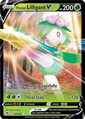 Hisuian Lilligant V (017/189) [Espada y escudo: Resplandor astral] 