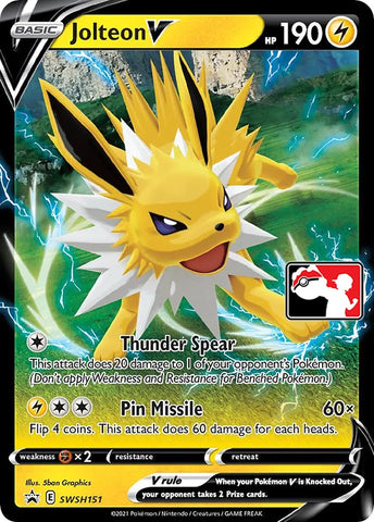Jolteon V (SWSH151) [Paquete de premios Serie uno] 