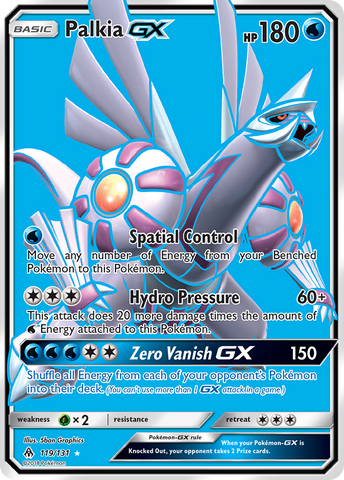 Palkia GX (119/131) [Sol y Luna: Luz Prohibida] 