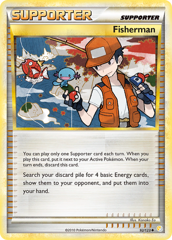Pescador (92/123) [HeartGold y SoulSilver: Conjunto básico] 