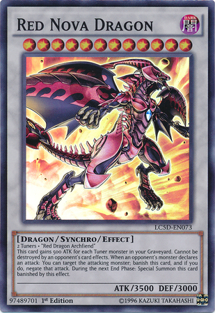 Dragón Nova Rojo [LC5D-EN073] Súper Raro 