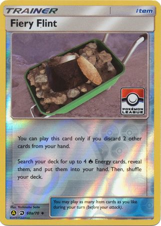 Fiery Flint (60a/70) (Promoción de liga) [Sol y Luna: Dragon Majesty] 