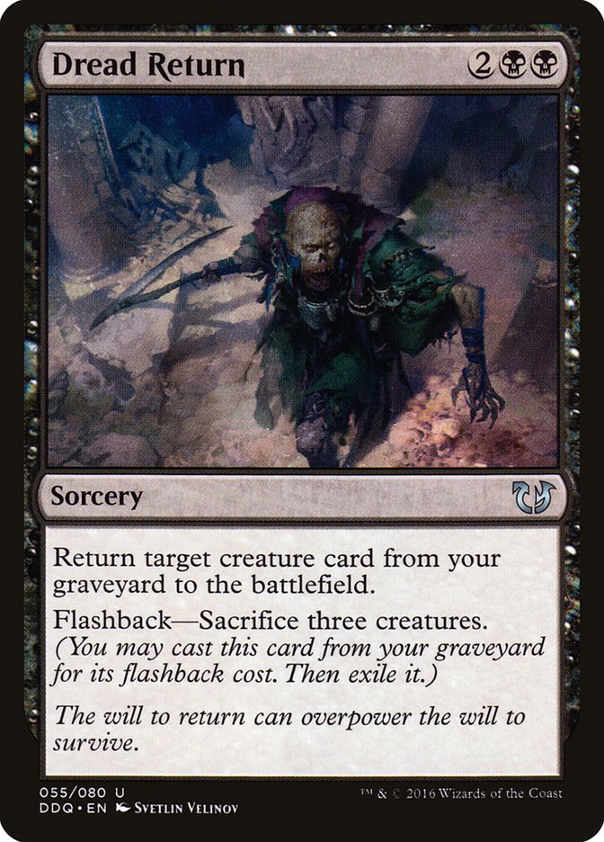 Dread Return [Mazos de duelo: benditos contra malditos] 