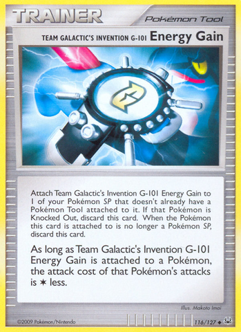 Invención del equipo Galáctico G-101 Ganancia de energía (116/127) [Platinum: Conjunto básico] 