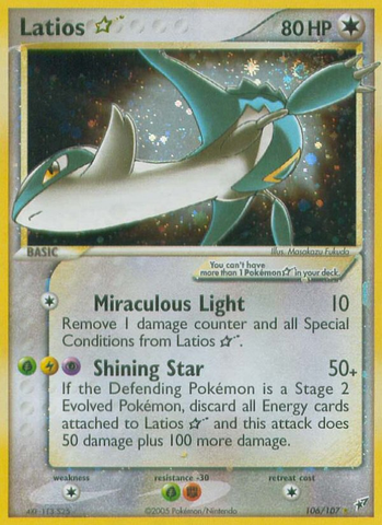 Estrella Latios (106/107) [EX: Deoxys] 