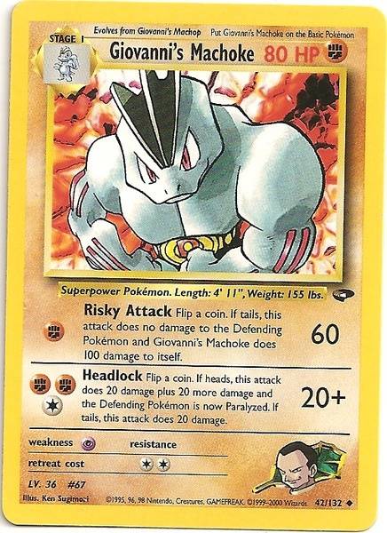 Machoke de Giovanni (42/132) [Gym Challenge Unlimited] 