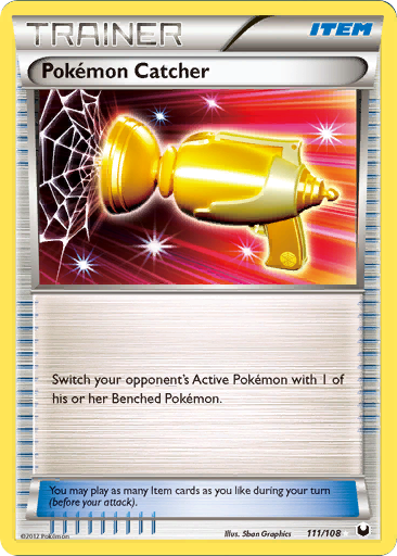 Pokemon Catcher (111/108) [Blanco y negro: Exploradores oscuros] 