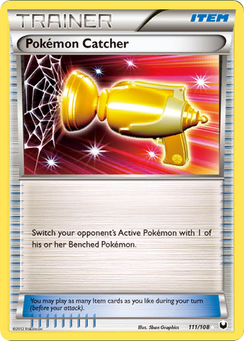 Pokemon Catcher (111/108) [Blanco y negro: Exploradores oscuros] 