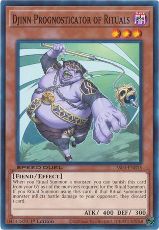 Djinn Pronosticador de Rituales [SS04-ENB15] Común 