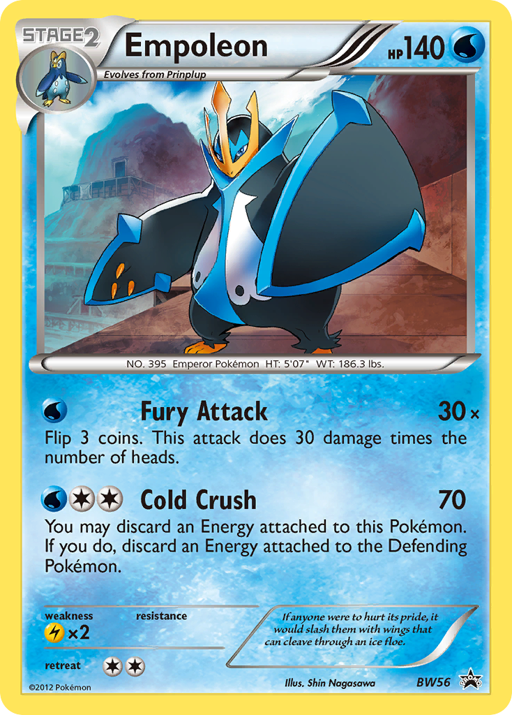 Empoleon (BW56) [Blanco y negro: Promociones de Black Star] 