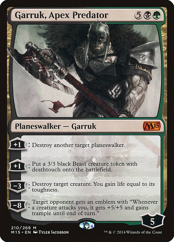 Garruk, depredador ápice [Magic 2015] 