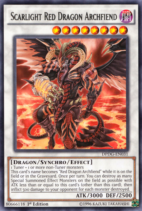 Scarlight Dragón Rojo Archidemonio [DPDG-EN031] Raro 