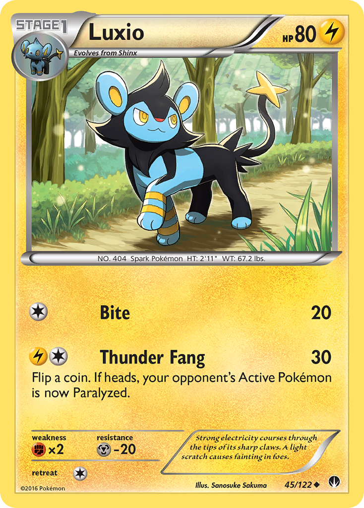 Luxio (45/122) [XY: Punto de Ruptura] 