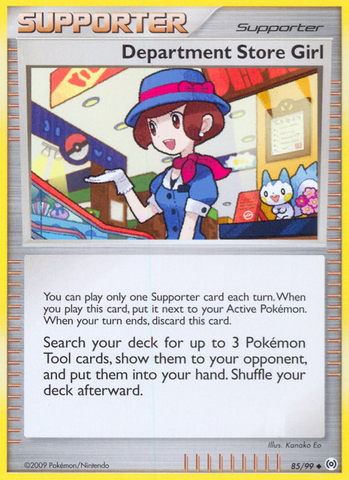 Chica de grandes almacenes (85/99) [Platino: Arceus] 