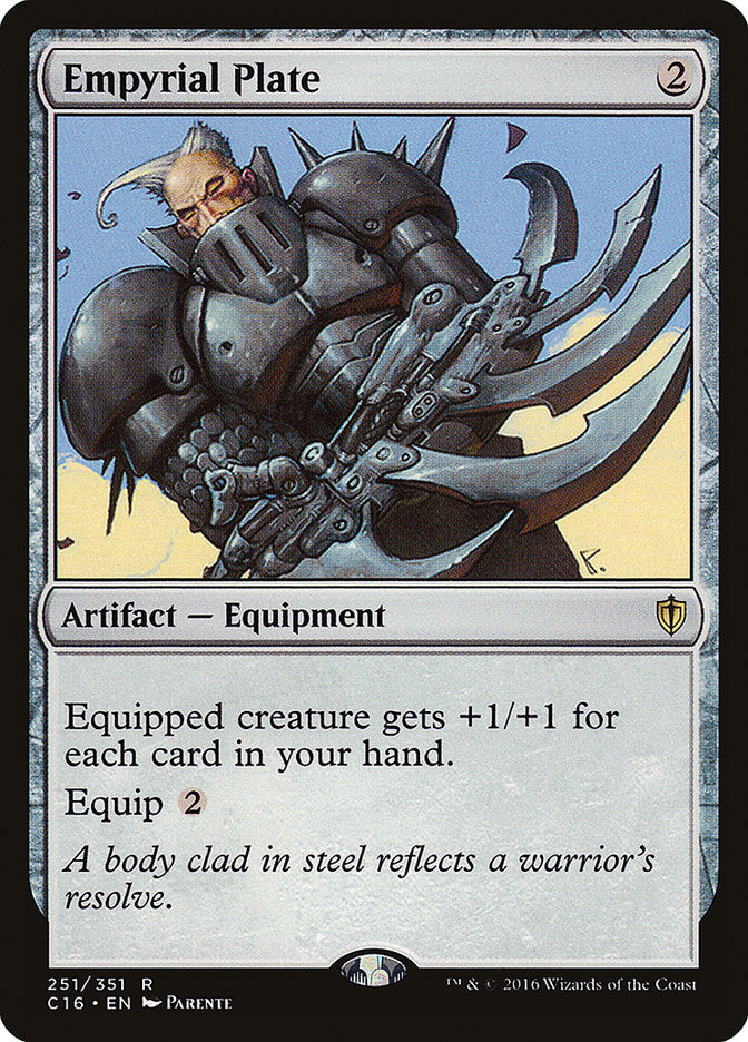 Placa empírica [Commander 2016] 