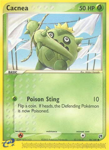 Cacnea (58/100) [EX: Tormenta de arena] 