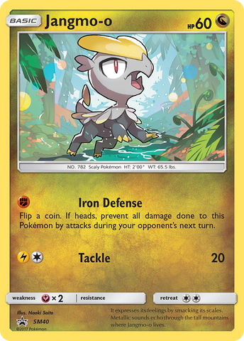 Jangmo-o (SM40) [Sol y Luna: Promociones de Black Star] 