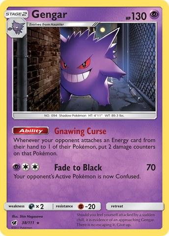 Gengar (38/111) [Sol y Luna: Invasión Carmesí] 