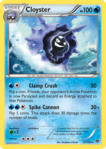 Cloyster (32/146) [XY: Conjunto básico] 