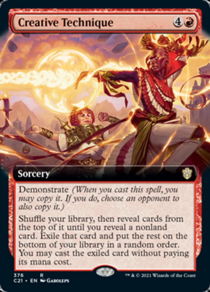 Técnica creativa (arte extendido) [Commander 2021] 
