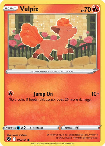 Vulpix (017/195) [Espada y escudo: Tempestad de plata] 
