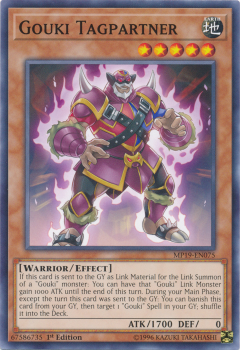 Socio de etiqueta de Gouki [MP19-EN075] Común 