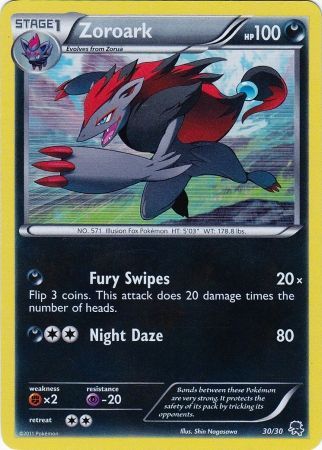 Zoroark (30/30) [Blanco y negro: Kit de entrenador - Zoroark] 