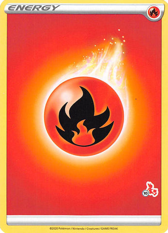 Energía de fuego (sello de Cinderace n.° 10) [Battle Academy 2022] 