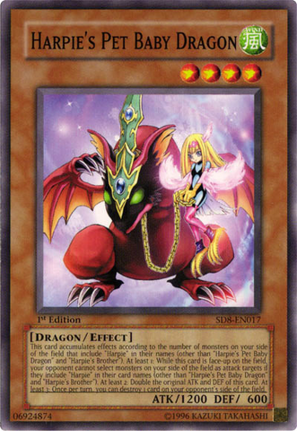 Dragón bebé mascota de Arpie [SD8-EN017] Común 