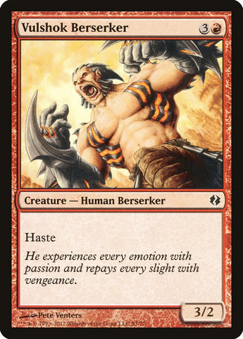 Vulshok Berserker [Mazos de duelo: Venser contra Koth] 