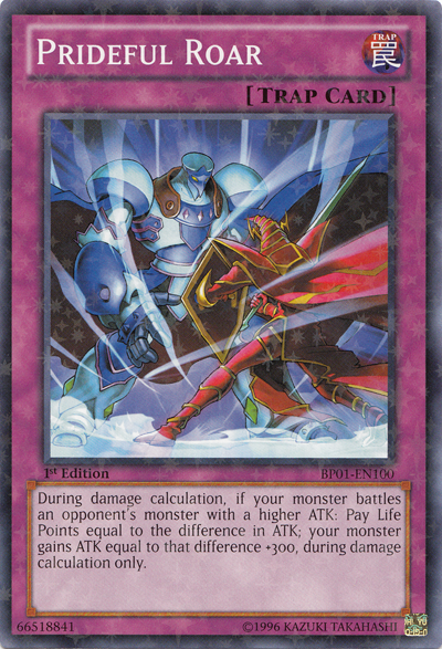 Rugido Orgulloso [BP01-EN100] Starfoil Raro 