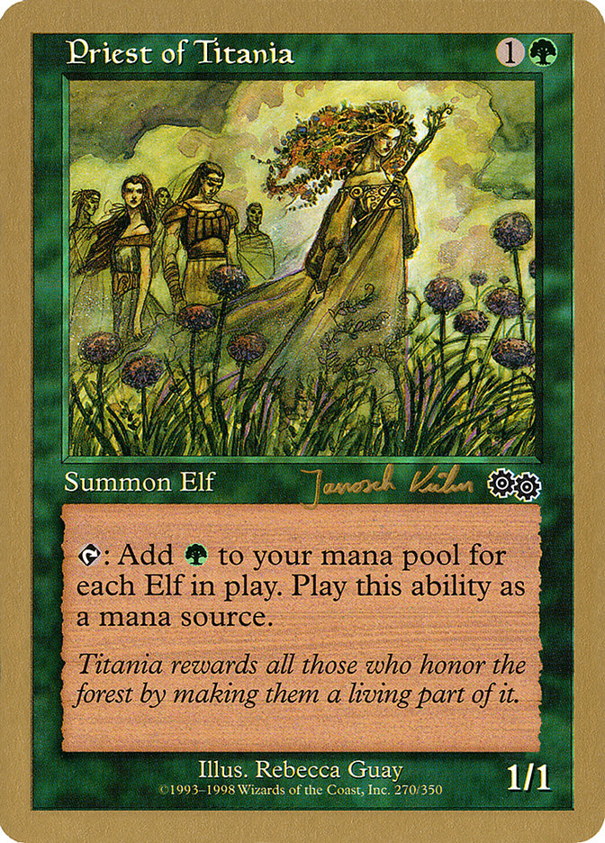 Sacerdote de Titania (Janosch Kuhn) [World Championship Decks 2000] 