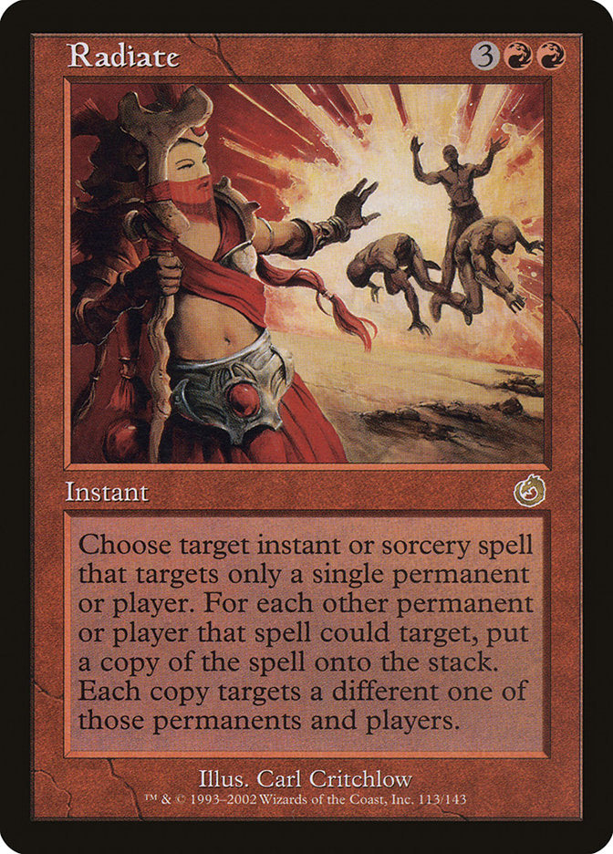 Irradiar [tormento] 
