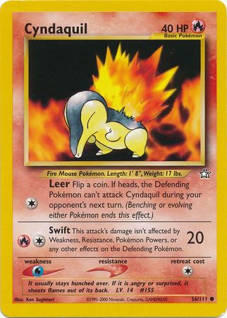 Cyndaquil (56/111) [Neo Génesis Ilimitado] 