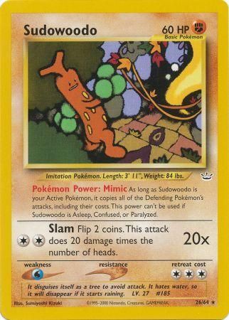 Sudowoodo (26/64) [Neo Revelación ilimitada] 